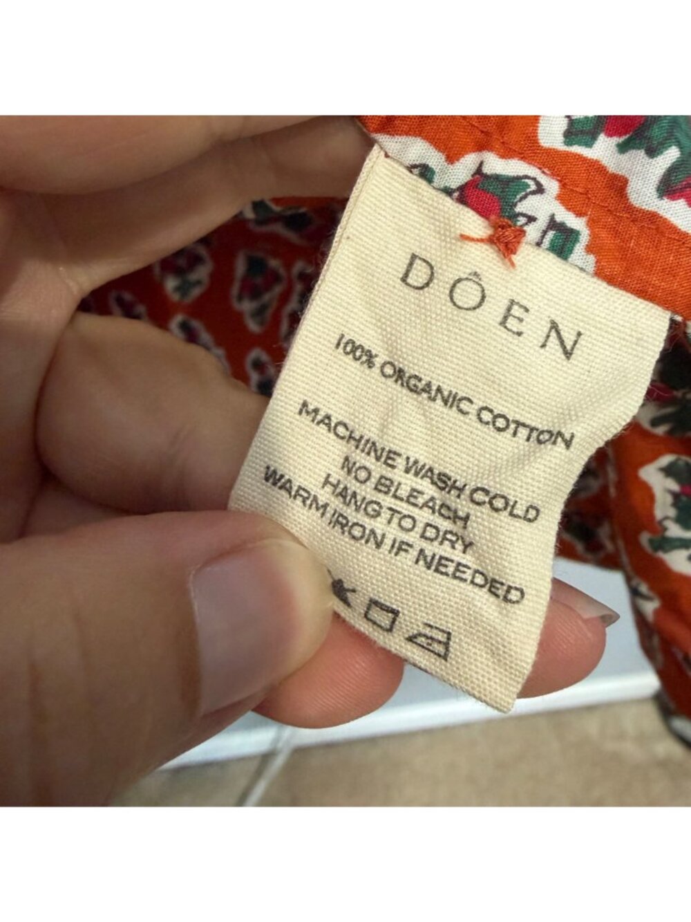 DOEN The Jane Blouse in Calico Canyon Blooms size XL - Picture 8 of 10